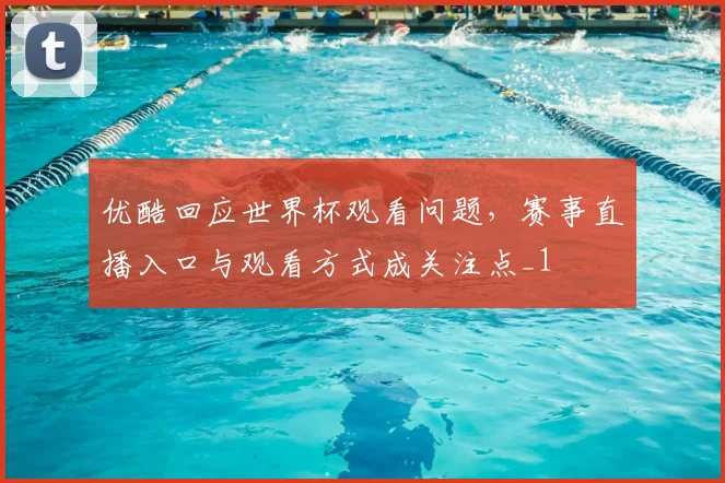 优酷回应世界杯观看问题,赛事直播入口与观看方式成关注点_1